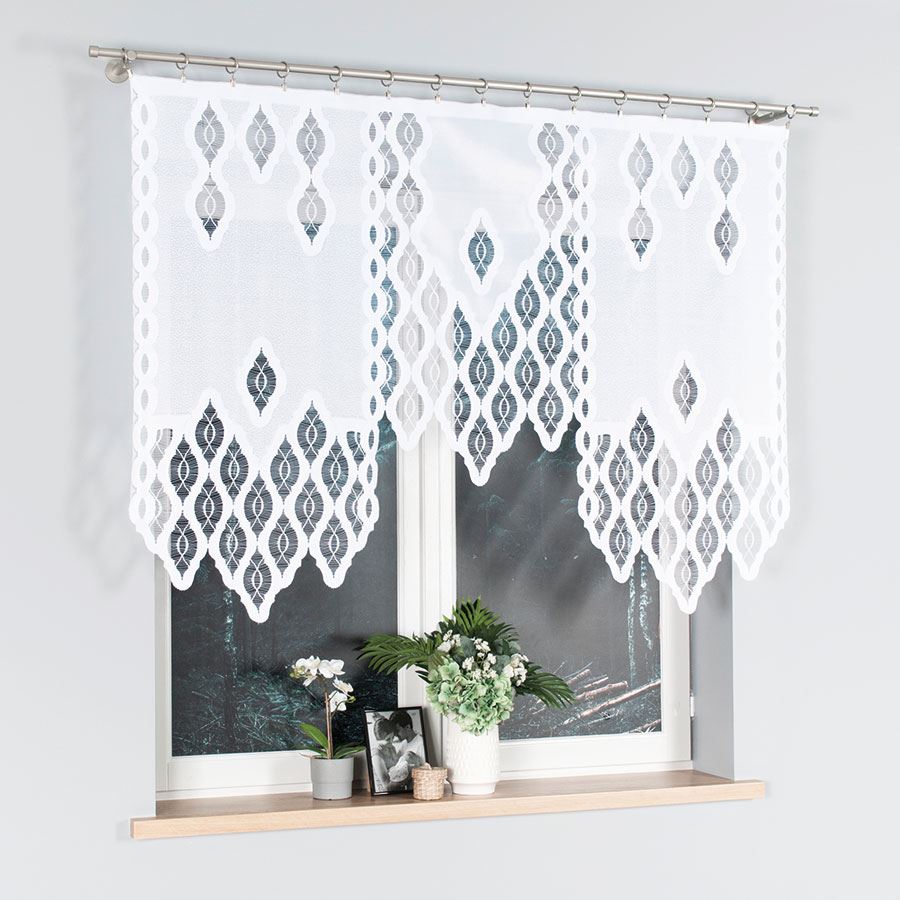 OTTO - Ready-made jacquard panel - 160x120 cm - white