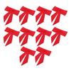 10pcs Chair Sashes Exquisite Reusable Chair Bows for Hotel Weddings Meetings Chair Decoration