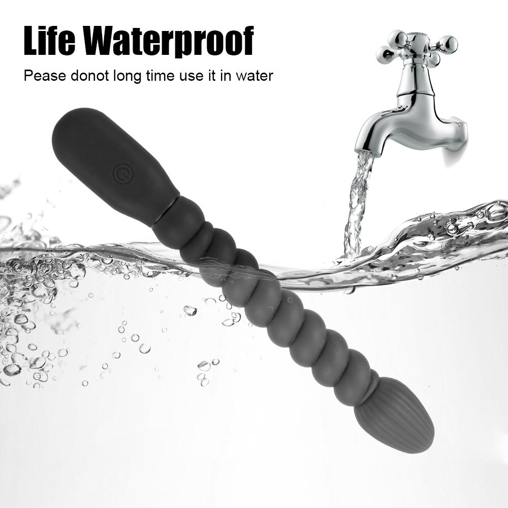10-скоростные двухмоторные вибраторы Анальный вибратор Анальная пробка Стимулятор Анальная пробка Секс-игрушки для мужчин и женщин Массаж простаты Анальные шарики Вибраторы с зарядкой через USB