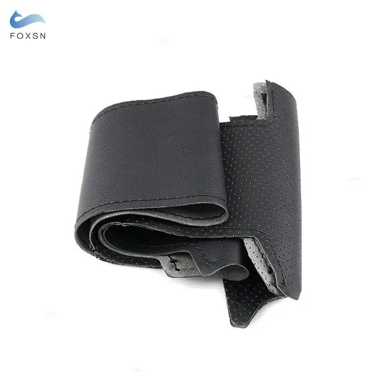 Braid Steering Wheel For Mini Hatchback Clubman Clubvan Convertible Coupe Roadster 3-Spoke Car Steering Wheel Leather Cover Trim