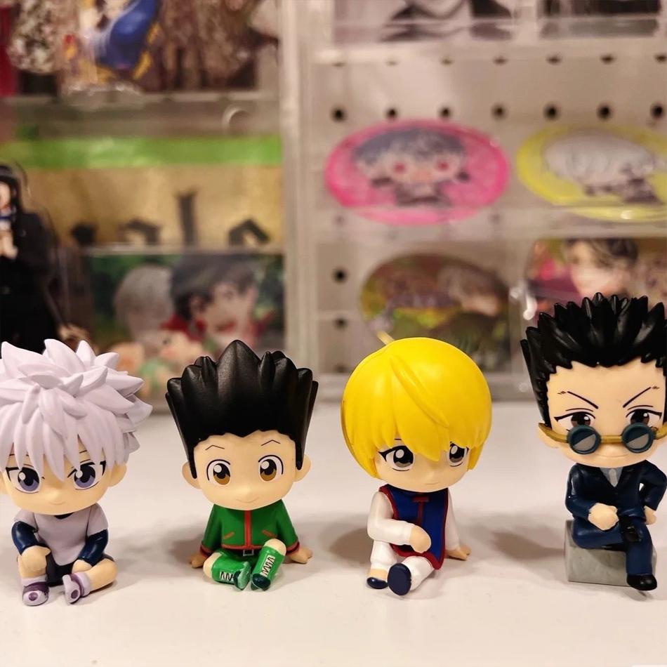 4-8pcs/set Aixlan GON FREECSS Figure Q Version HUNTER X HUNTER Action Figure in PVC Amine Christmas Gift Collectable Statue