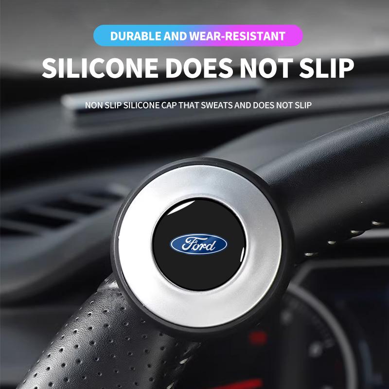 Car Steering Wheel Spinner Knob Steering Wheel Power Handle Ball For Ford FOCUS Mondeo Fiesta Kuga Ecosport Fusion Accessories AC8