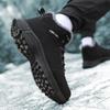 Fashion Men Winter Snow Boots Lace Up Fashion Leather Sneakers Super Warm Boots Outdoor Hiking Boots Work Cotton Shoes for Men