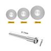 Cutting Dia. Small Diamond Cutting Wheel with Mandrel Cutoff Disc Blades Rotary Cutter Tool Kit for Ceramic Metal Stone Tile