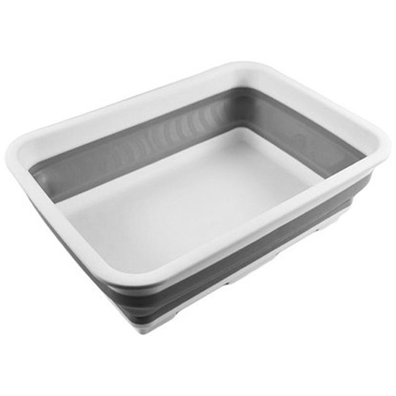 Outdoor Camp Basins Portable Foldable Foot Basin Convenient Foot Soaking Bath for Travel Camping Home Use Enduring