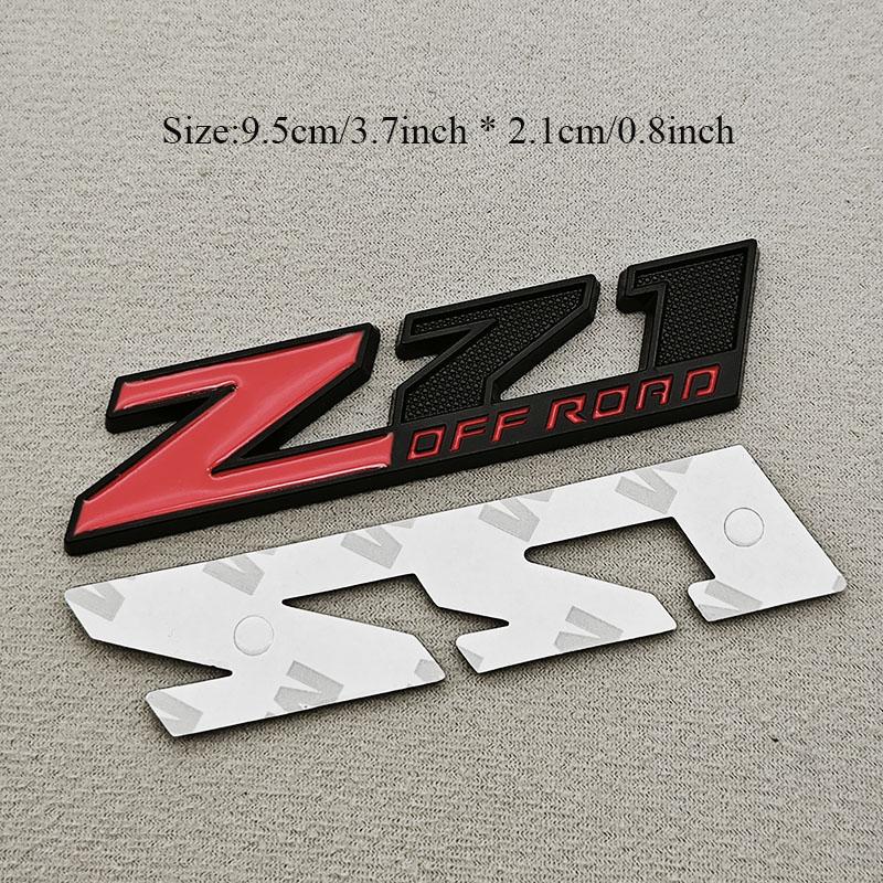 3D Metal Car Styling Logo Z71 Z71 OFF ROAD Badge Emlem Sticker For Chevrolet Tahoe Colorado Cheyenne Chevy Silverado Accessories