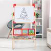Magnetic Wooden Easel Blackboard for Kids - Folding Art & Writing Board