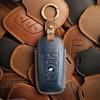 The New Retro Key Cover Is Suitable for the Old BMW 3 Series 5 Series Handmade Leather Car Key Case Ring.