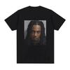 Apper Playboi Carti Фото из полицейского участка Графическая Футболка Мода Винтаж Хип-Хоп Унисекс Высокое качество Короткий рукав Классическая Уличная одежда Для пар