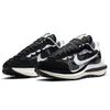 Sacai x Nike VaporWaffle Черно-белые Унисекс Кроссовки Summit-White Pure-Platinum CV1363-001