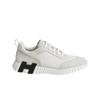 Bouncing Sneakers Graphic Mesh Suede Goatskin & Blanc