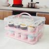 Rectangle Cupcake Carrier Transparent Cupcake Containers Bakery Tool Cupcake Storage Box  Picnic