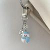 Cute Winter Snowflake Snowman Mobile Phone Chain Christmas Tree Keychain Backpack Pendant Decoration  Year Gift