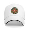 Knights Templar Flag With Coat of Arms Baseball Cap Unisex WoUnisex Breathable Medieval Warrior Cross Dad Hat Streetwear Snapback Hats