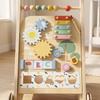 Wooden Baby Walker, Toddler Push Along Walker, 18 Months+, Natural