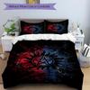 3pc Supernatural Symbols Cover Set - 1 Quilt Cover + 2 Pillowcases, All Seasons Bedroom Setting, Perfect for Home079