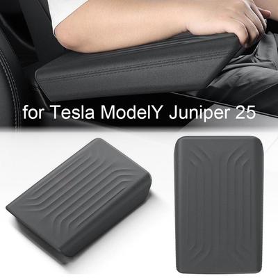 Для Tesla ModelY Juniper 2025 Крышка подлокотника центральной консоли автомобиля Автомобильный центральный подлокотник Бокс Накладка Чехол Аксессуары для интерьера