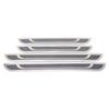 4Pcs Door Sill Cover Guard Stainless Steel Wear Resistant Door Sill Trim Replacement for Peugeot