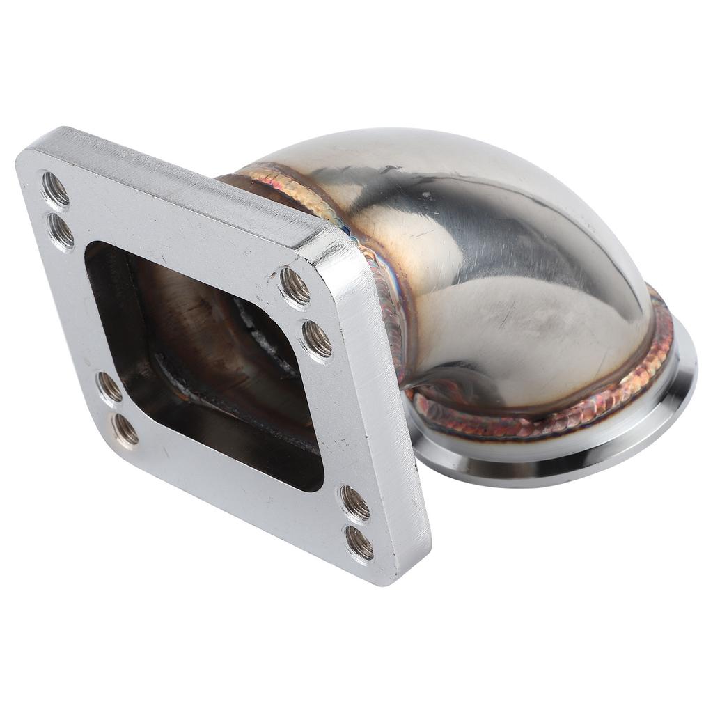 90-градусный фланец-адаптер колена T3 T4 турбо выхлопная система автомобиля 64 мм2,5 дюйма замена