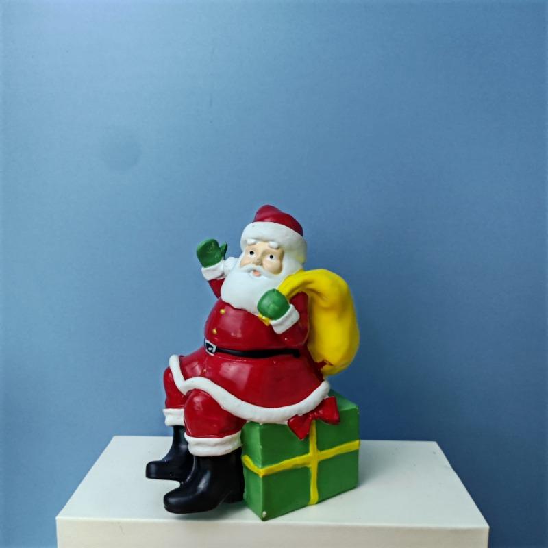 Игрушки Санта-Клауса Смоляные украшения Комната Гостиная Рождественские украшения Праздничные подарки