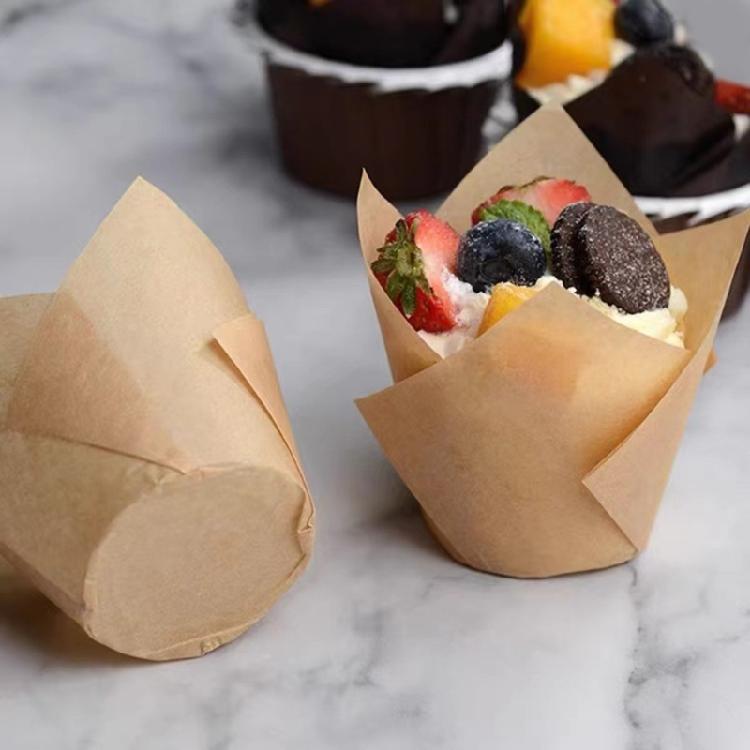 50 шт. Удобные обертки Практичные термостойкие бумажные вкладыши для вечеринок