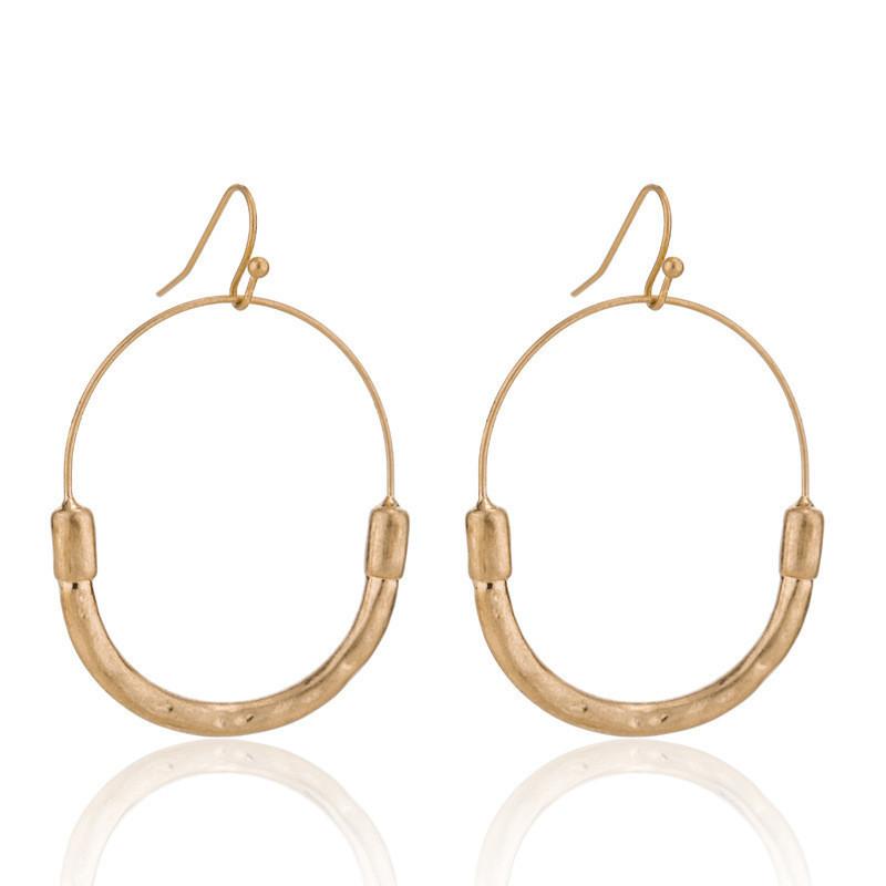 Geometric Earrings Stylish For Women Chic Alloy Modern Accessories Fashion