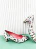 In The Balcony Marie Flower Python Pointed Pumps 7Cm Heel