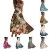 Women's Long Dress Maxi Dress Casual Dress Swing Dress A Line Dress Fashion Streetwear Outdoor Date Print Sleeveless V Neck Dress