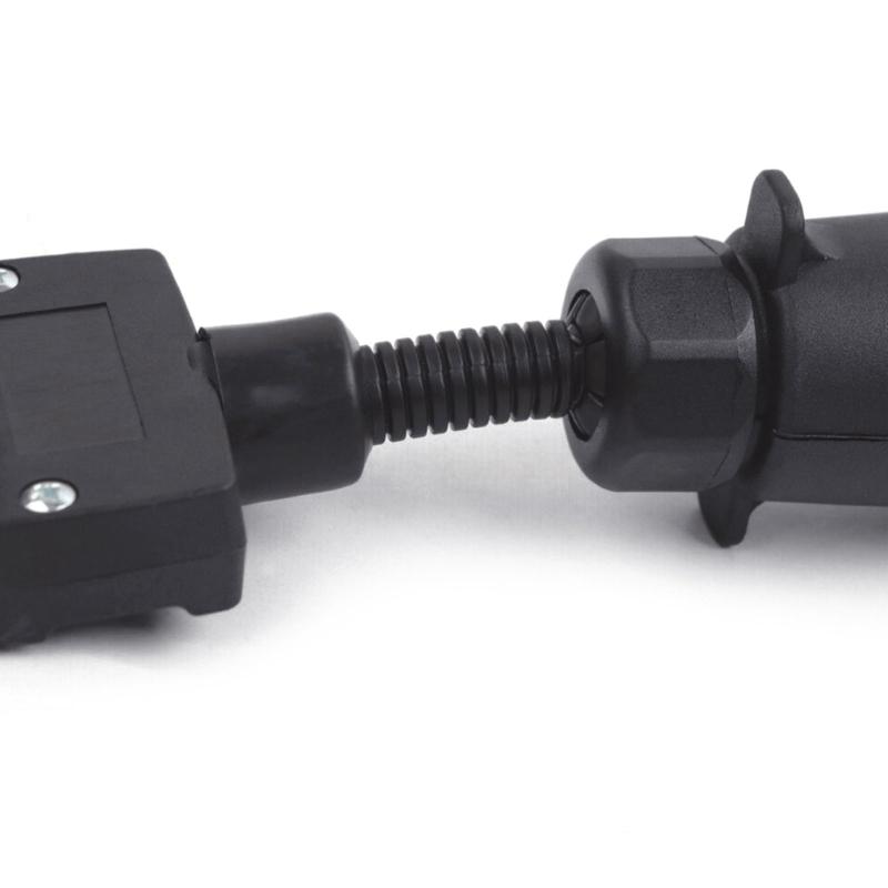 Ударопрочный 7-контактный комплект разъема для фаркопа с улучшенными функциями безопасности, электрический разъем для прицепа для перевозки на дальние расстояния