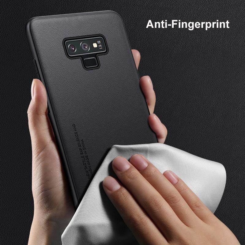 Роскошный чехол из искусственной кожи для Samsung Galaxy Note 9, задняя крышка, силиконовый защитный чехол для телефона Samsung Note 8 Note8 Note9 Coque