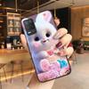 Чехол для телефона Rabbit Bunny Cute Girl для iPhone Xiaomi Mi Samsung Galaxy Redmi Note AS 11 12 13 14 15 22 23 24 5G Pro Plus Max Fe Ultra