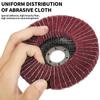 Nylon Fiber Flap Polishing Wheel Durable Non-woven Grinding Disc  Wood Cutting
