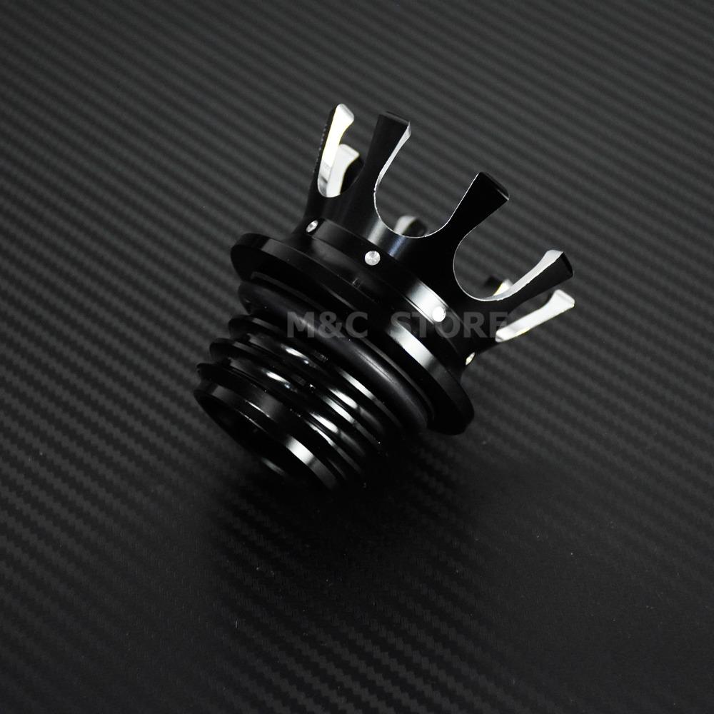 Mactions Crown Style Vented Fuel Tank Cap Gas Cap For Harley Sportster XL 883 1200 Touring Road King Dyna Softail Custom