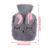 Warm Cosy Cute Soft  Water Bottle With Plush Fluffy Cover Kids Adult