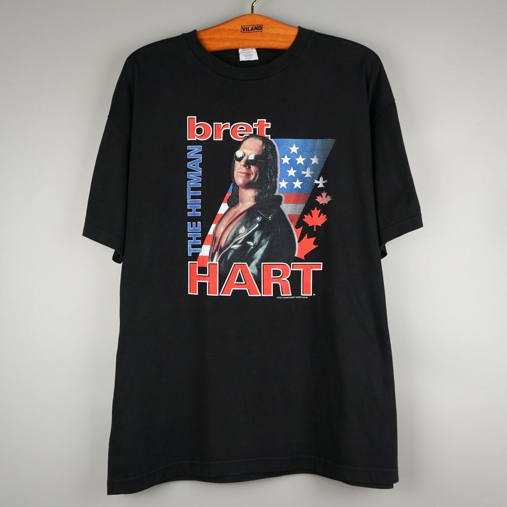 Vintage 1990s Bret Hart t shirt WWF Unisex T-Shirt