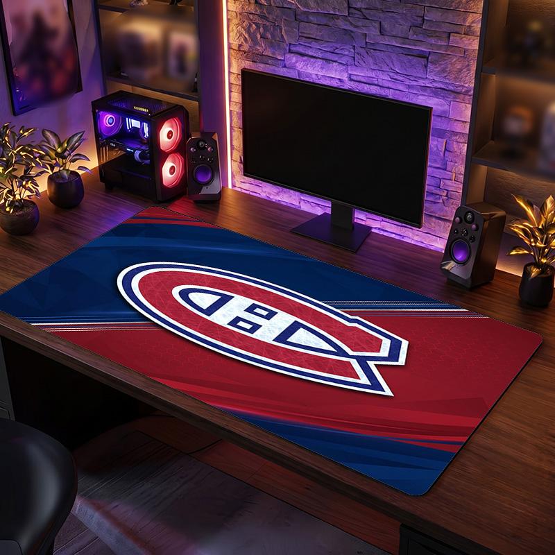 Коврик для мыши с узором Montreal Canadiens Анти?Нескользящий резиновый коврик для стола для игр, работы, украшение рабочего стола