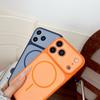 For iPhone 17 Pro Max Case Compatible with MagSafe Dual Color Skin Touch TPU PC Shockproof Phone Cover