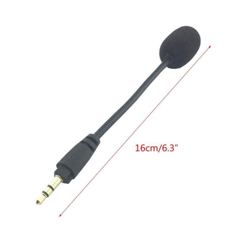 Microphone Replacement Mic for Corsair HS35 HS45 Wireless Gaming Headset, Detachable Headphones Mic Boom