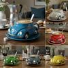 300ML Creative Cartoon Beetle Shaped Coffee Single Mug Without Chassis & Spoon Christmas Cups With Handle Friends & Family Gifts
