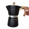 Wood Pattern Handle Aluminum Moka Pot 150ml/300ml Brewing Coffee Pot  Italian Coffee