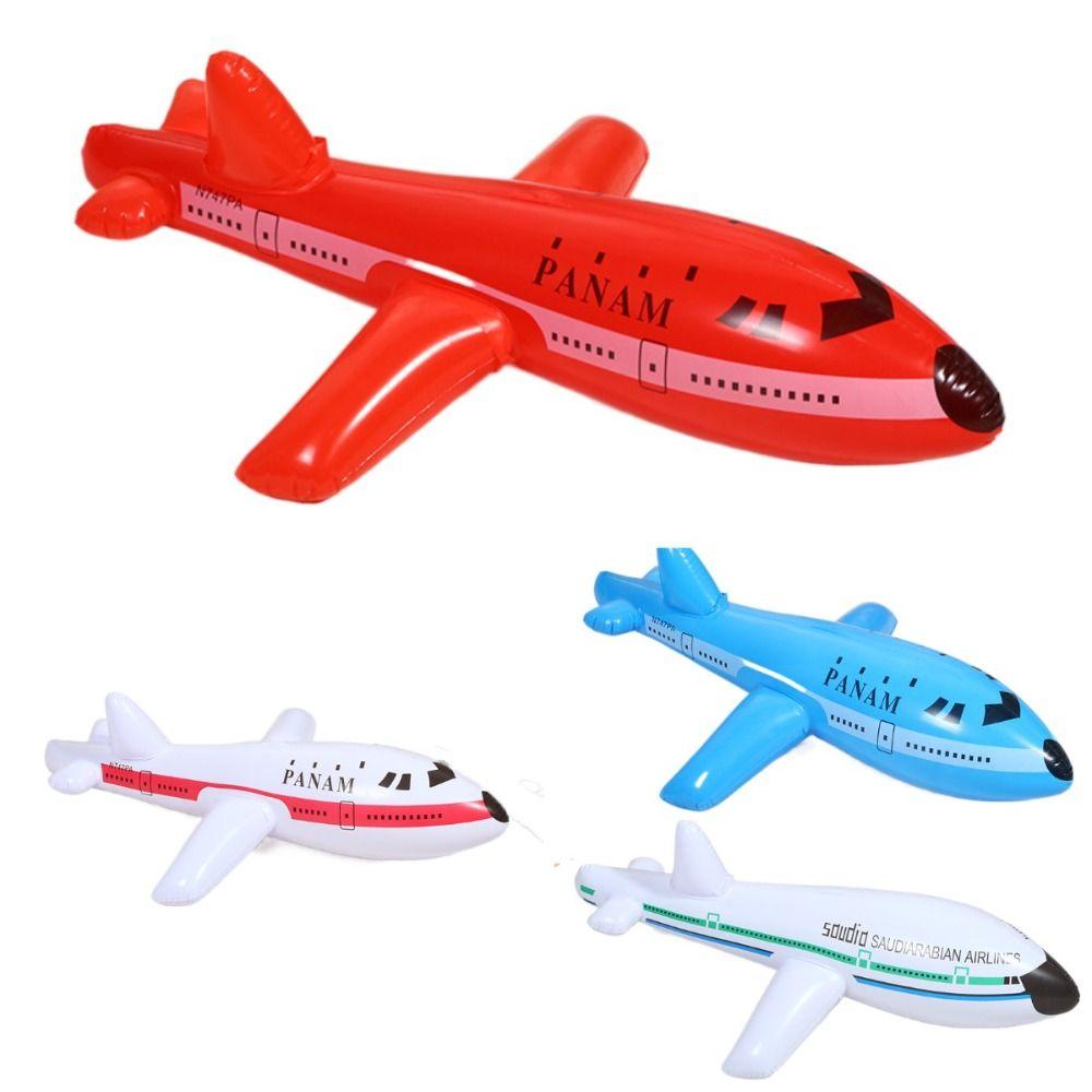 Kids Toys Inflatable Aircraft Toys PVC Balloon Inflatable Balloon Outdoor Fun Toy  Parent-child Toy