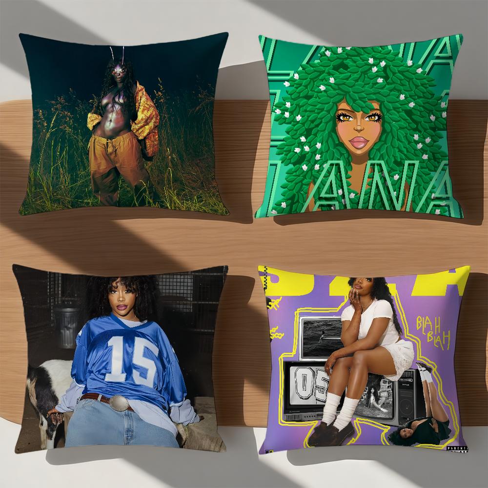 cool art Singer SSZA LANA cushion cover soft Comfort Pillowcase for Sofa nap Living Room party Home pet Decor Pillowcover