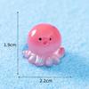 10Pcs Multicolors Mini Marine Animal Miniatures Resin Ornaments Fairy Garden Decoration Micro Landscape