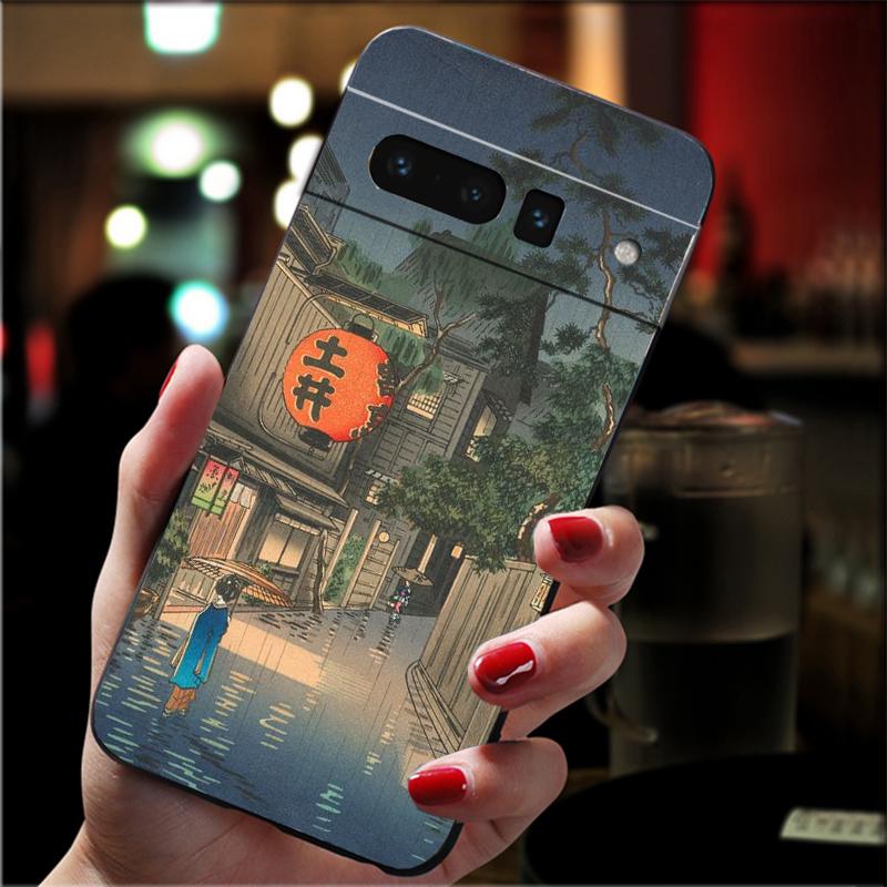Чехол для телефона Google Pixel 7 Pro 7 6A 6 Pro 5A 4A 3A Pixel 4 XL Pixel 5 6 4 3 XL 3A XL 2 XL Funda японского искусства