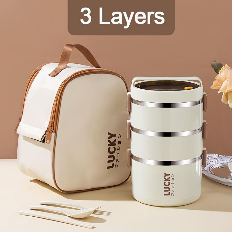 Multi Layer Lunch Box Portable Stainless Steel Lunch Box Special Lunch Box for Office Workers Large Capacity Food Container