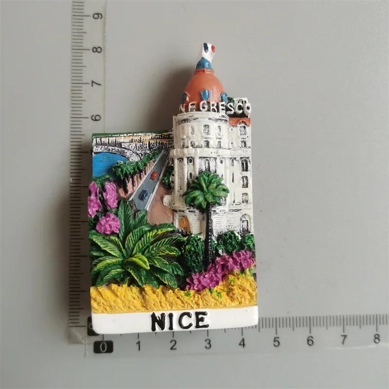 Франция Туристические сувениры Магниты на холодильник Страсбург Канны Ницца Эльзас Ментон Французские магнитные наклейки Украшения Подарки для путешествий
