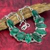 Malachite Necklace, 925 Sterling Silver Adjustable Chain Necklace, Gift For Women Handmade Necklace Gemstone Jewelry