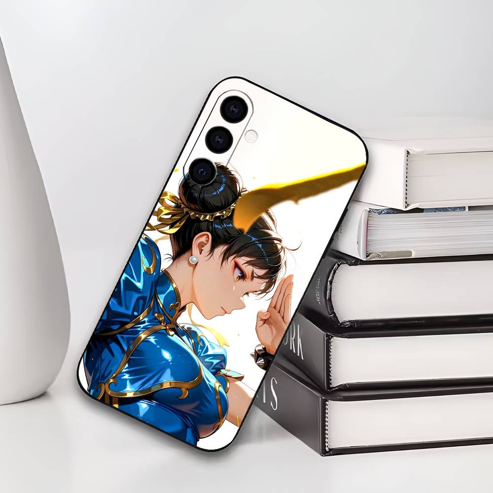 S-Street Fighter Чун Ли Чун Ли Чехол для телефона Силиконовый Мягкий Для Samsung Galaxy A73,A72,A71,A70,A53,A52,A51