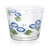 Yagi Kaiho Kaiho Kiln Kyoto-style Painted Glass Soba Choko (soba Cup) In a Presentation Box (morning Glory Design)