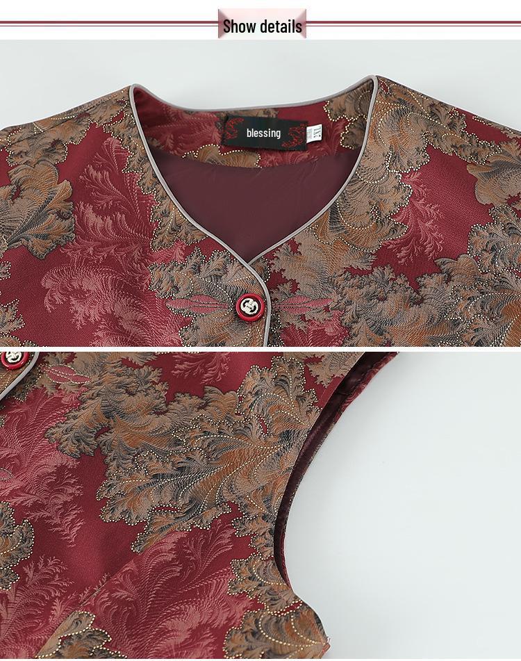 Orta Yaşlı ve Yaşlı Kadınlar İçin Büyükannenin Hafif Sonbahar Yeleği - İlkbahar ve Sonbahar İçin Kolsuz Ceket